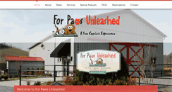 Desktop Screenshot of forpawsunleashed.com